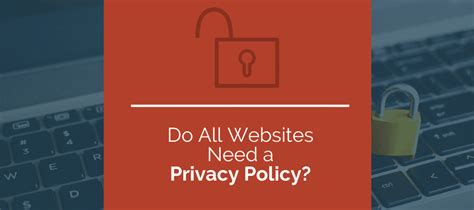 does my business website need a privacy policy