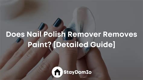 Does Nail Polish Remover Remove Wall Paint