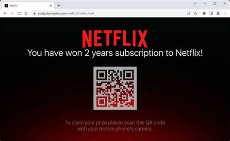 does netflix have a qr code