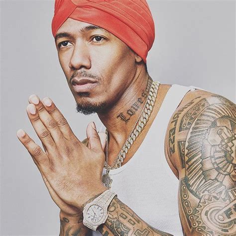 Does Nick Cannon Have Tattoos On His Neck?