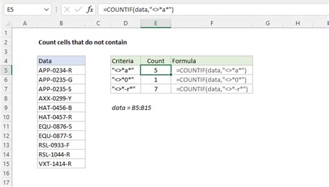does not contain in excel if statement