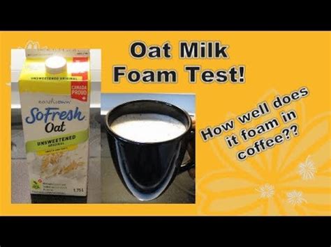 Does Oat Milk Foam