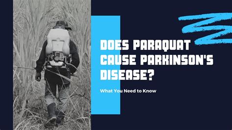 does paraquat cause parkinson's disease