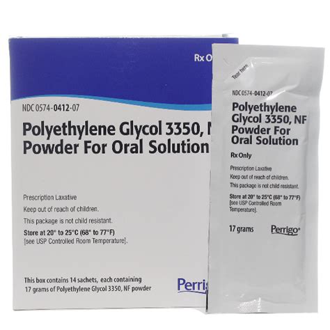 does polyethylene glycol 3350 go bad