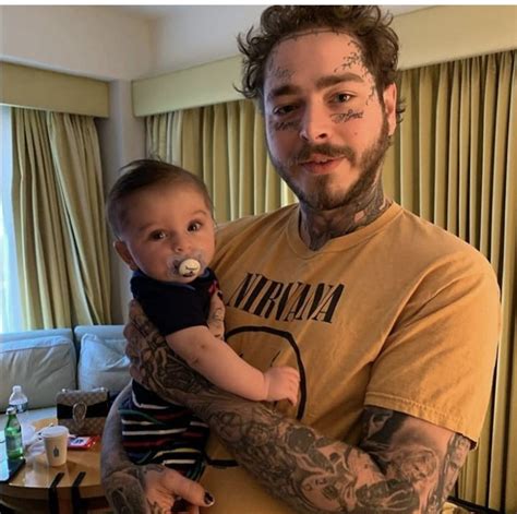 does post malone have a child
