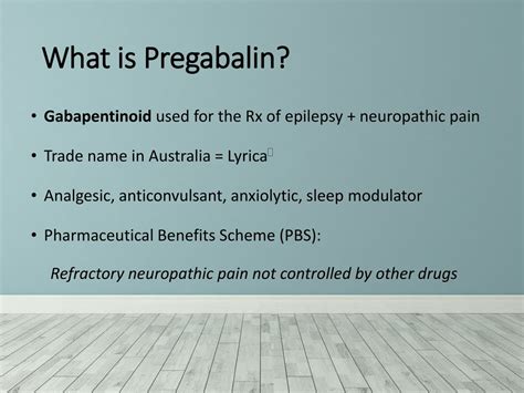does pregabalin affect mood