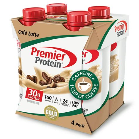 does premier protein cafe latte have caffeine