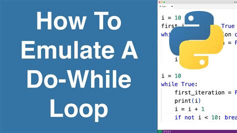 does python have a do while loop