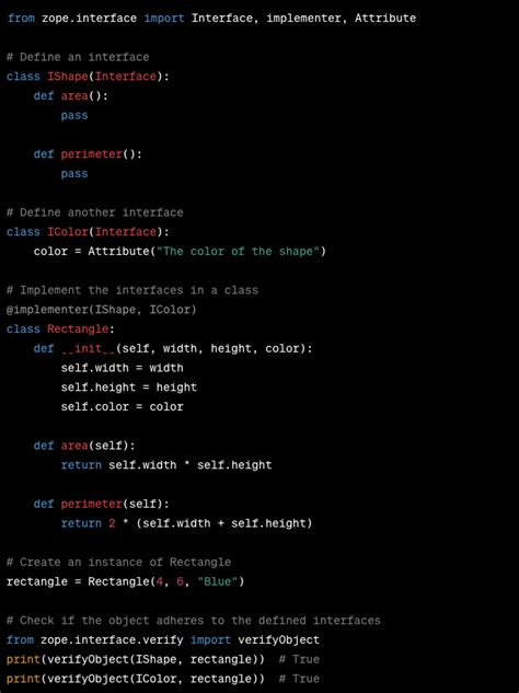 does python support interface