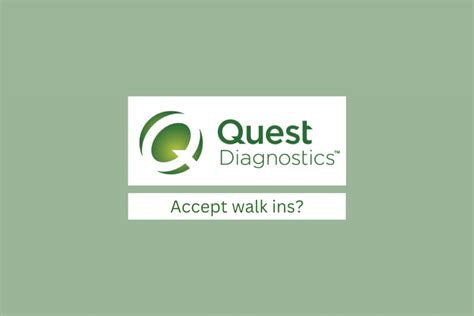 does quest diagnostics accept walk ins