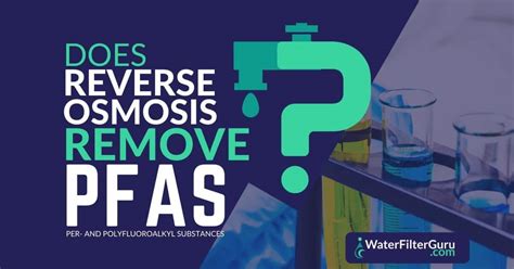 does reverse osmosis remove pfas
