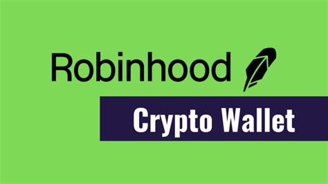 does robinhood have crypto wallet