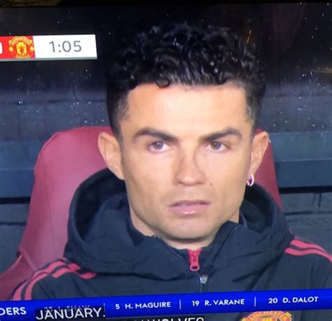 does ronaldo have earrings