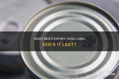 does root beer expire