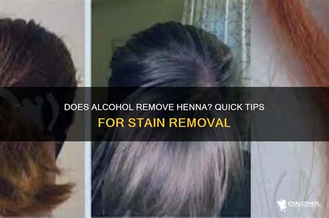 Does Rubbing Alcohol Remove Henna