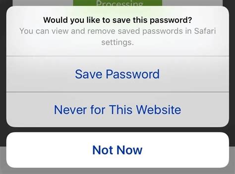 does safari save passwords