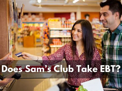 does sam's club take ebt online
