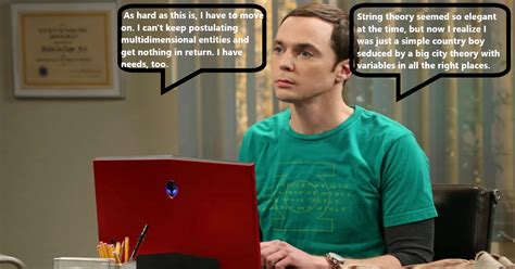 does sheldon cooper solve string theory