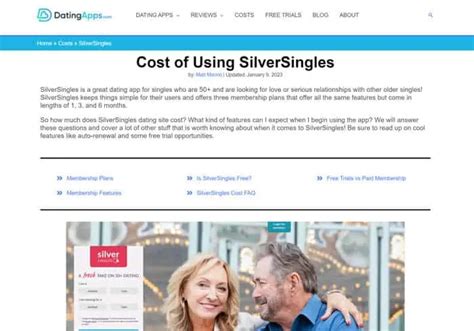 Does Silversingles Cost Money