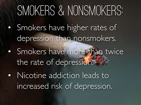 does smoking cause depression