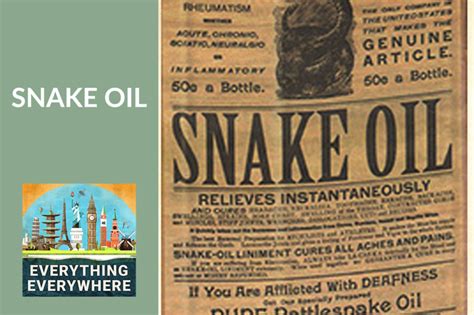 does snake oil work