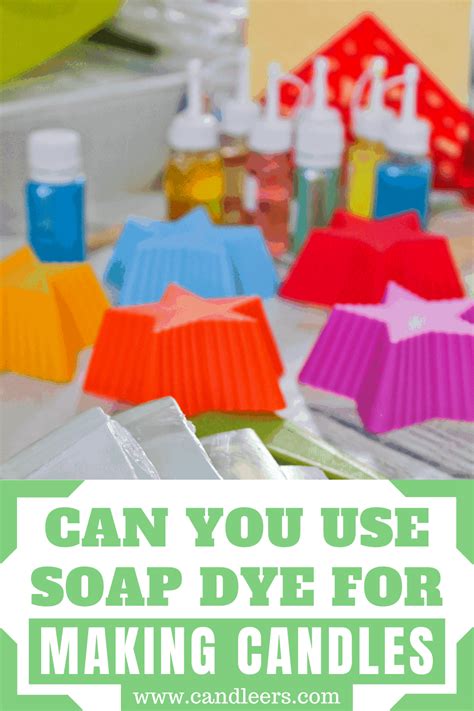 Does Soap Dye Work For Candles