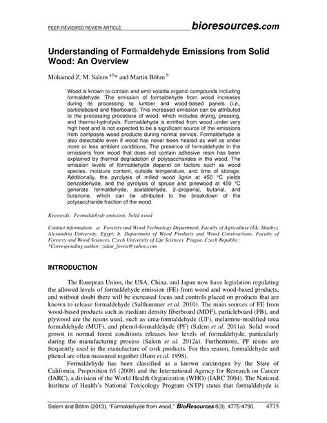 Does Solid Wood Have Formaldehyde