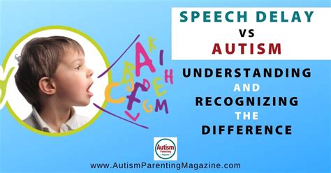 does speech delay mean autism