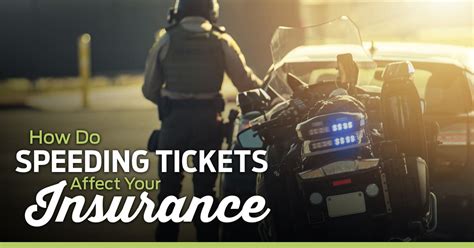 does speeding tickets affect your insurance