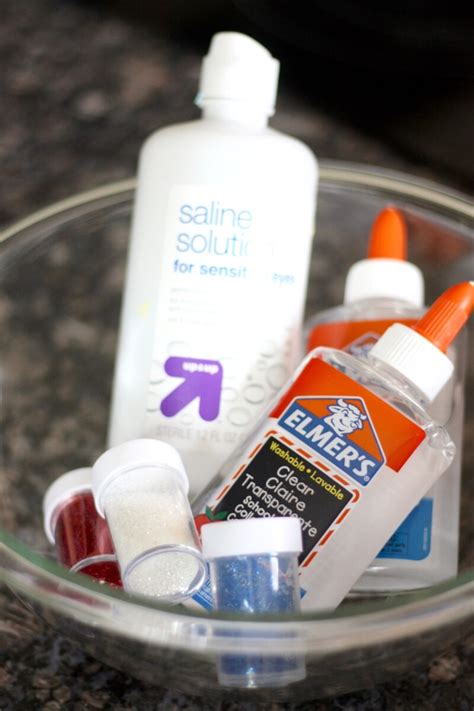 does sterile saline solution activate slime