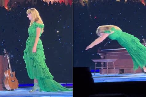 does taylor swift really dive into water