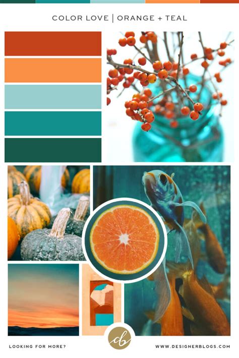 Does Teal Go With Orange