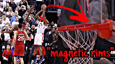 does the nba use magnetic rims