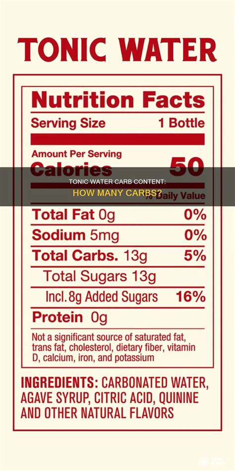 Does Tonic Have Carbs