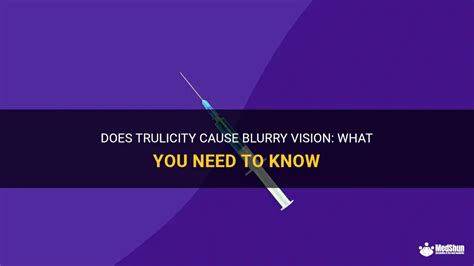 does trulicity cause vision changes