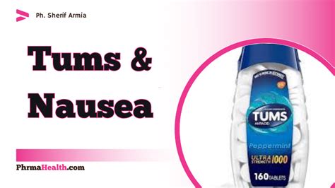 Does Tums Help With Nausea Reddit