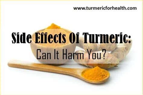 Does Turmeric Have Side Effects