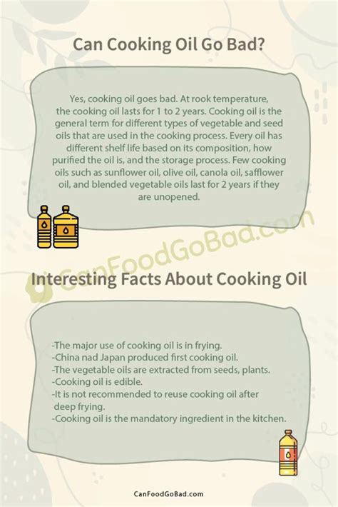 Does Unopened Cooking Oil Go Bad