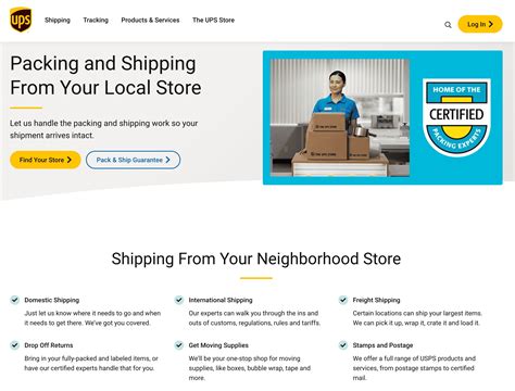 Does Ups Offer Packing Service