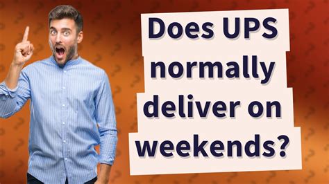 Does Ups Run On Weekends