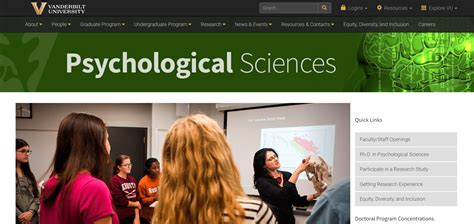 Does Vanderbilt Have A Good Psychology Program
