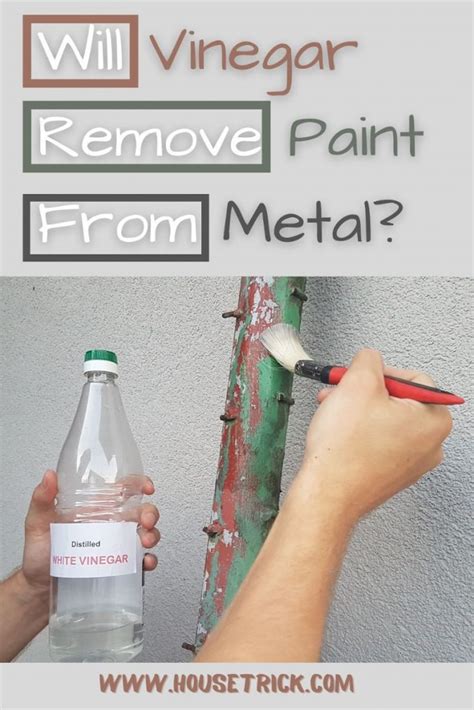 Does Vinegar Remove Paint From Metal