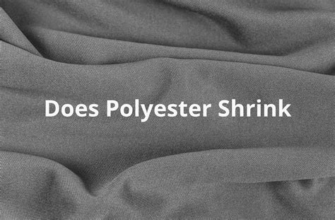 does viscose and polyester shrink in the dryer