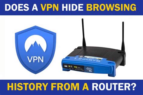 does vpn hide history from wifi router