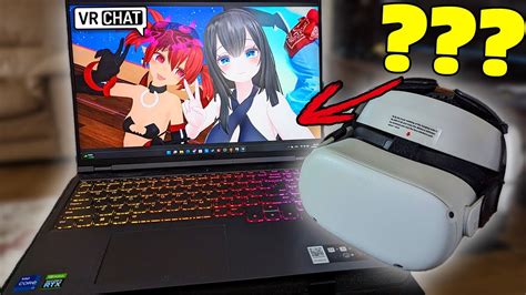 does vrchat work on laptop