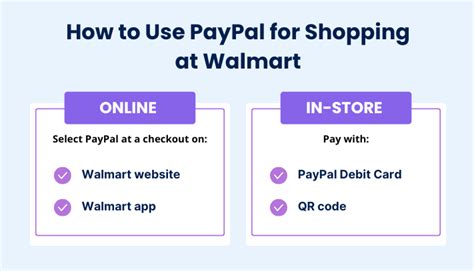 does walmart take paypal qr code