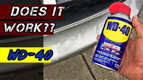Does Wd 40 Remove Clear Coat