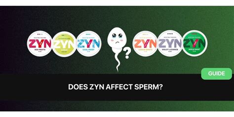 does zyn affect sperm