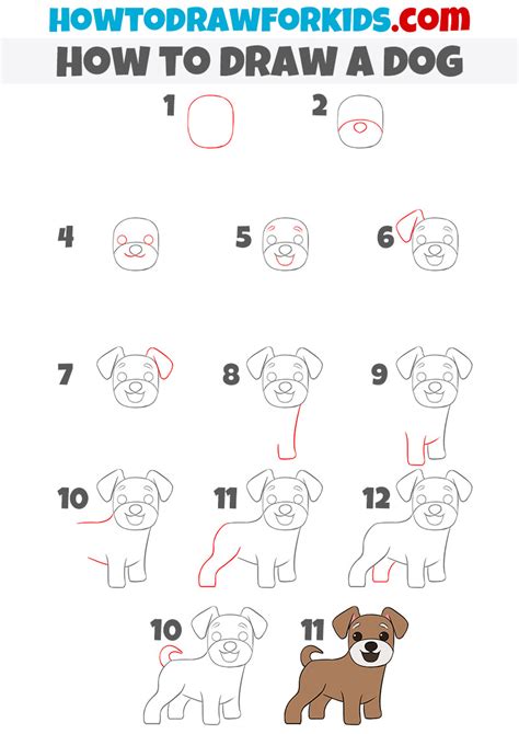 howtodrawadogstepbystepeasily Drawing lessons