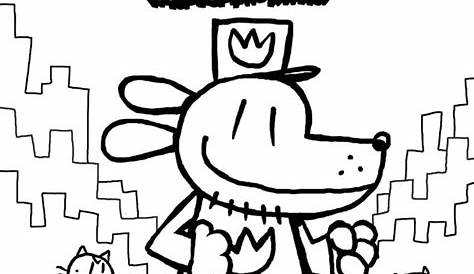 Meet Dog Man Coloring Page - Free Printable Coloring Pages for Kids